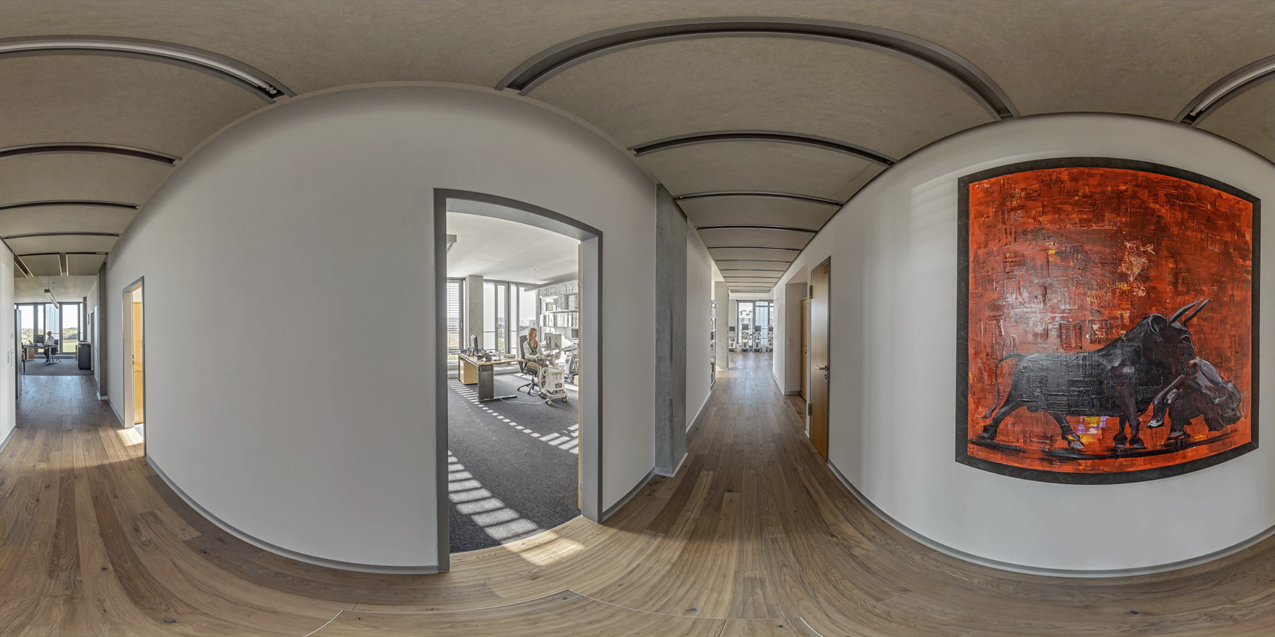 Panoramafotografie Virtuelle Touren 360Grad Fotografie Stuttgart und Umgebung Panorama 360°x180° Sphäre Virtuelle Tour durch die Räumlichkeiten von DORMED Stuttgart in Leinfelden Echterdingen