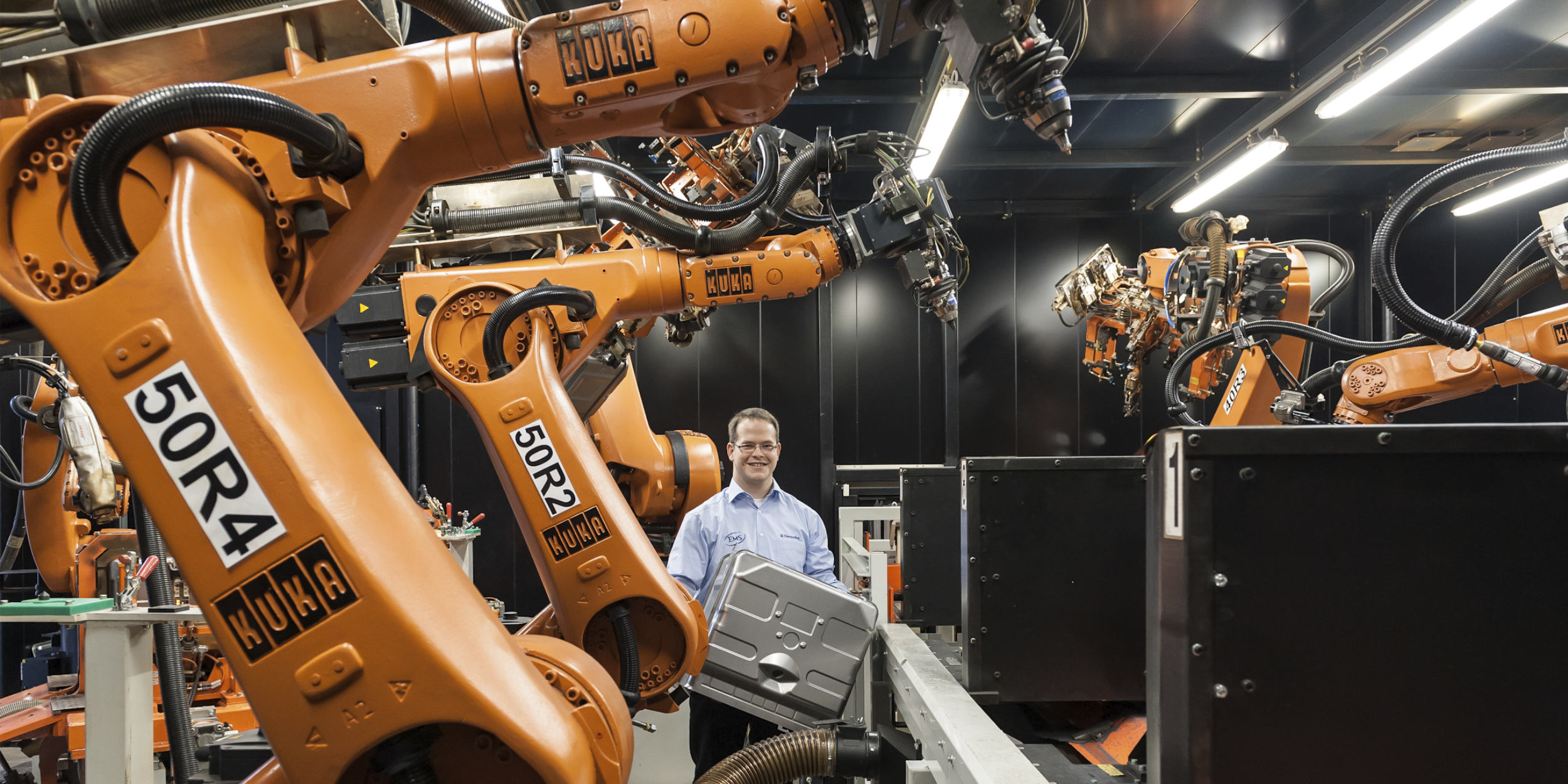 Industriefotografie Stuttgart und Umgebung Electrolux Portrait KUKA Roboter Rothenburg ob der Tauber