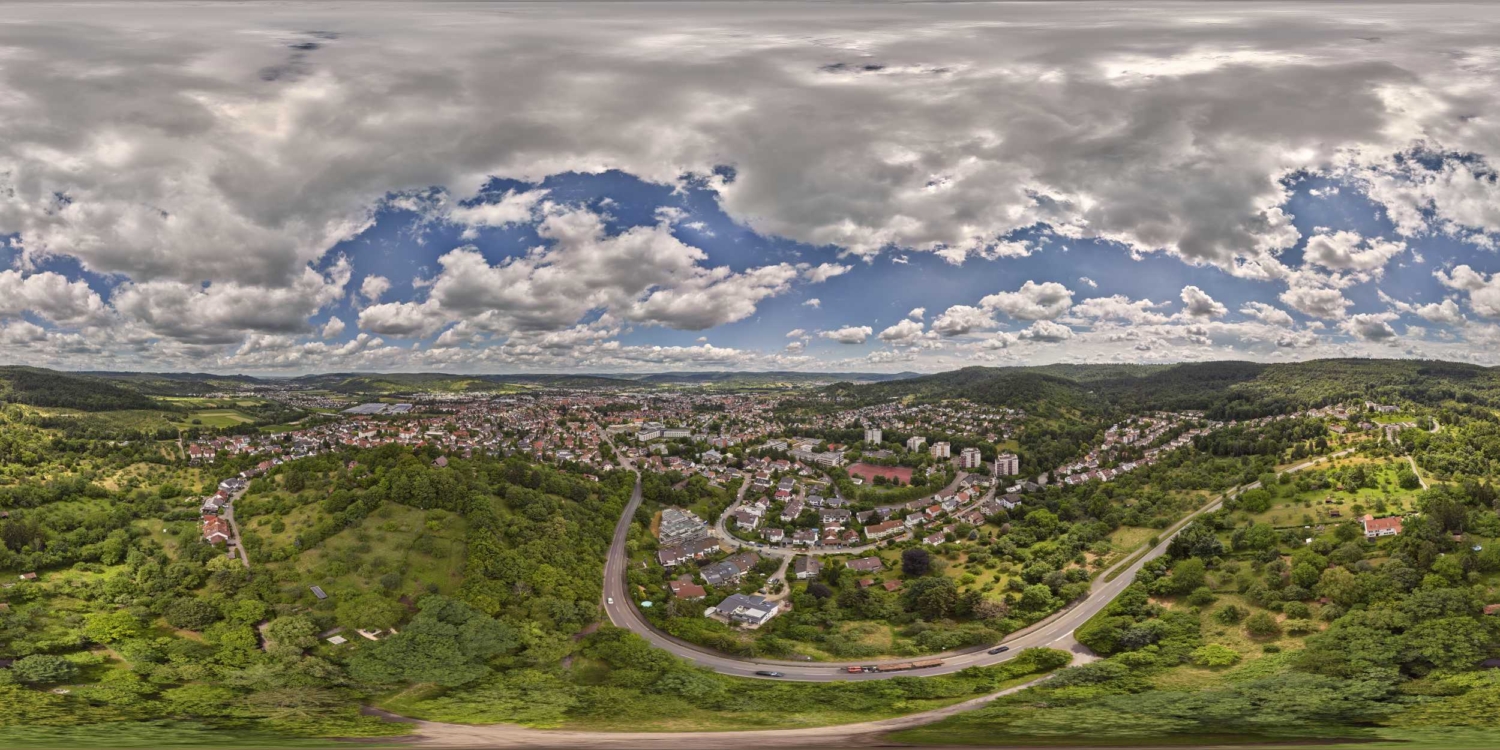 Panoramafotografie Virtuelle Touren 360Grad Fotografie Stuttgart und Umgebung 360x180 Grad Sphärisches Panorama Schorndorf Otilienberg