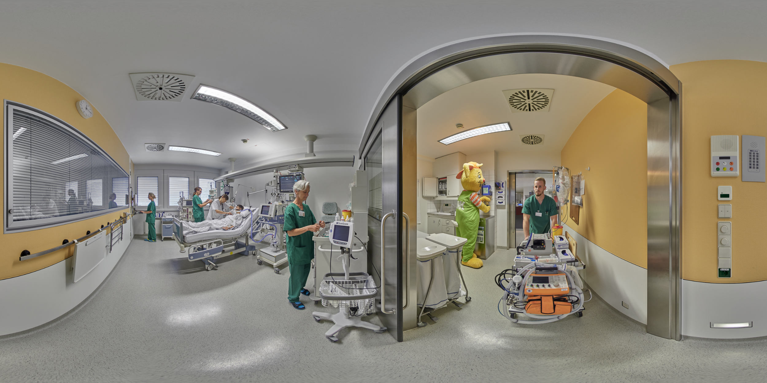 Panoramafotografie Virtuelle Touren 360Grad Fotografie Stuttgart und Umgebung Panorama 360°x180° Sphäre Virtuelle Tour durch das Rems-Murr Klinikum Winnenden und Schorndorf