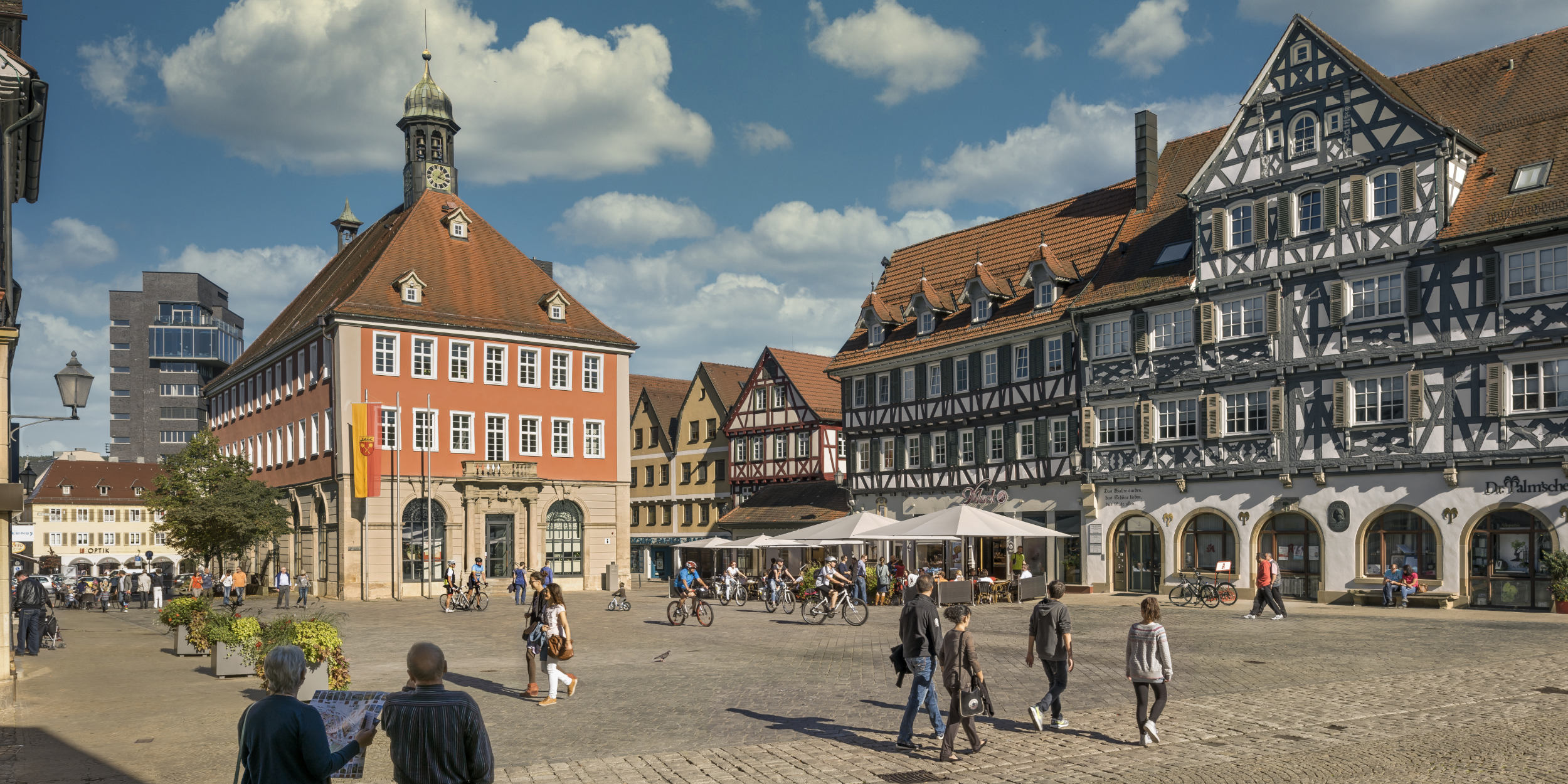 Architekturfotografie Stuttgart und Umgebung Marktplatz Schorndorf Kommune Stadtliebe Werbung Tourismus richtige Zeit richtiger Ort