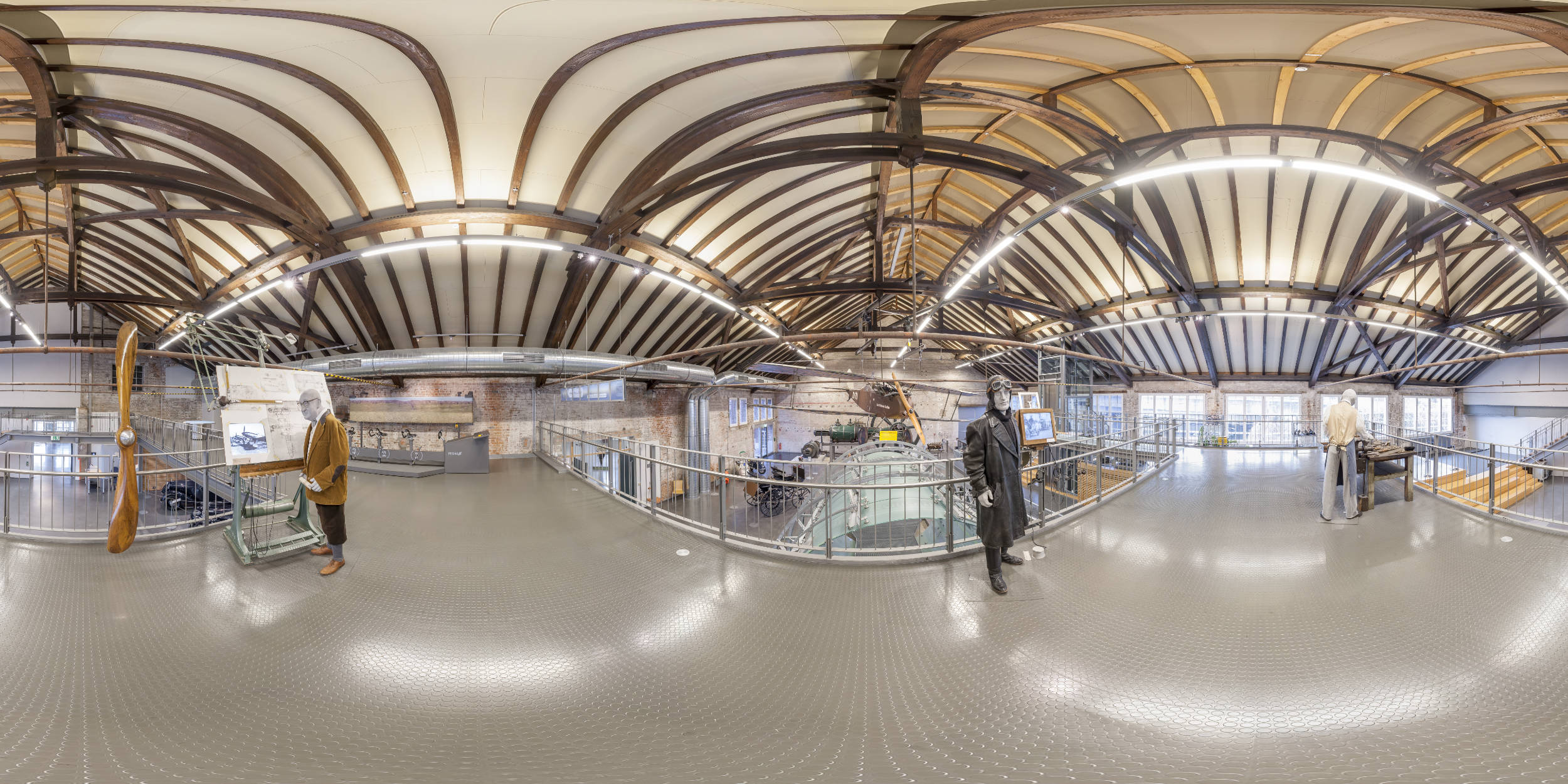 Panoramafotografie Virtuelle Touren 360Grad Fotografie Stuttgart und Umgebung Gigapixel Panorama Technikmuseum Schorndorf 360°x180° Schorndorf Sphäre Museumsrundgang