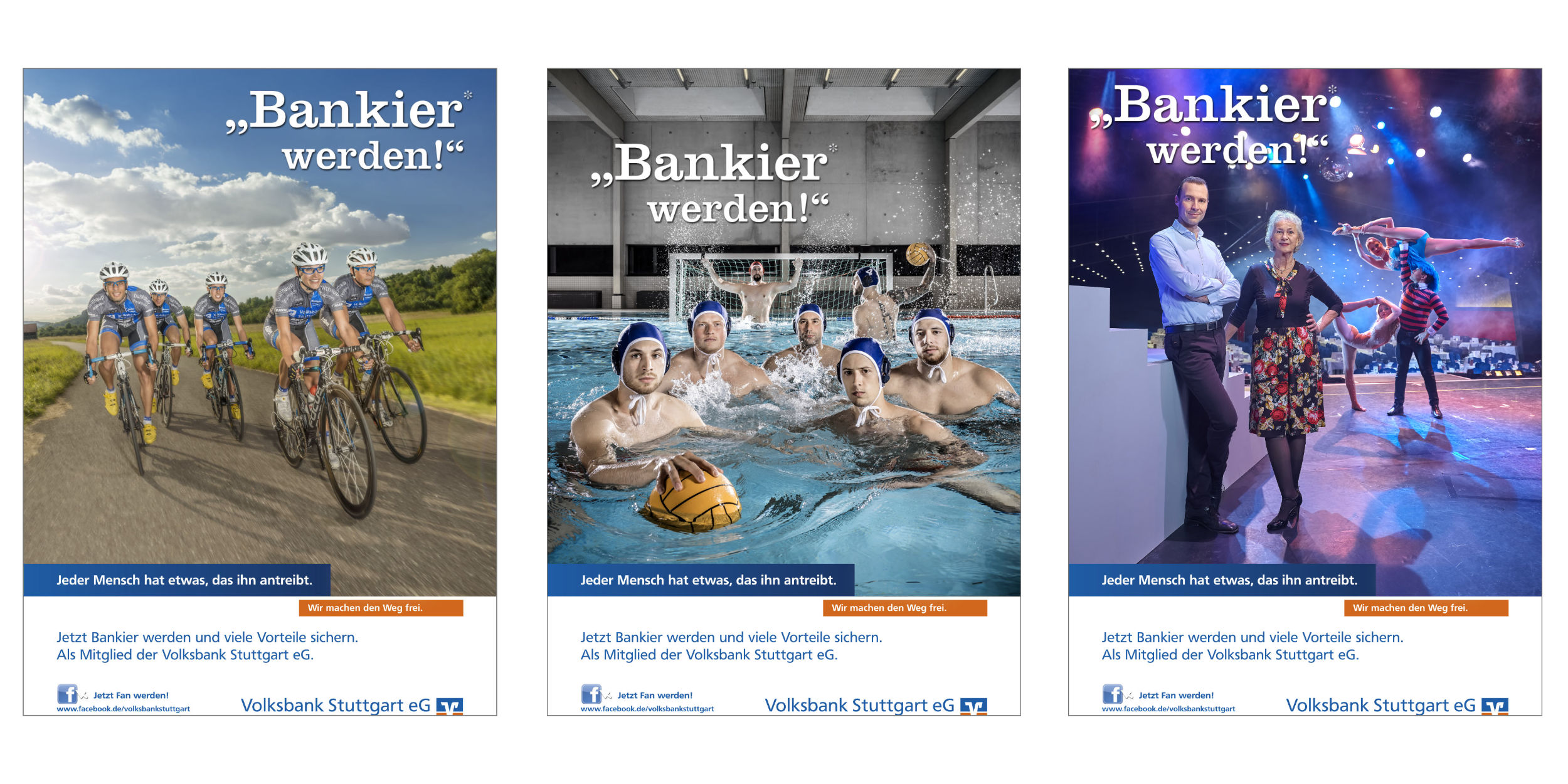 Kampagnen Fotografie Volksbank Stuttgart eG Bankier werden! Stuttgart und Umgebung