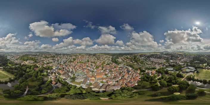 Panoramafotografie Virtuelle Touren 360Grad Fotografie Stuttgart und Umgebung 360x180 Grad Sphärisches Panorama Waiblingen Stadtpark